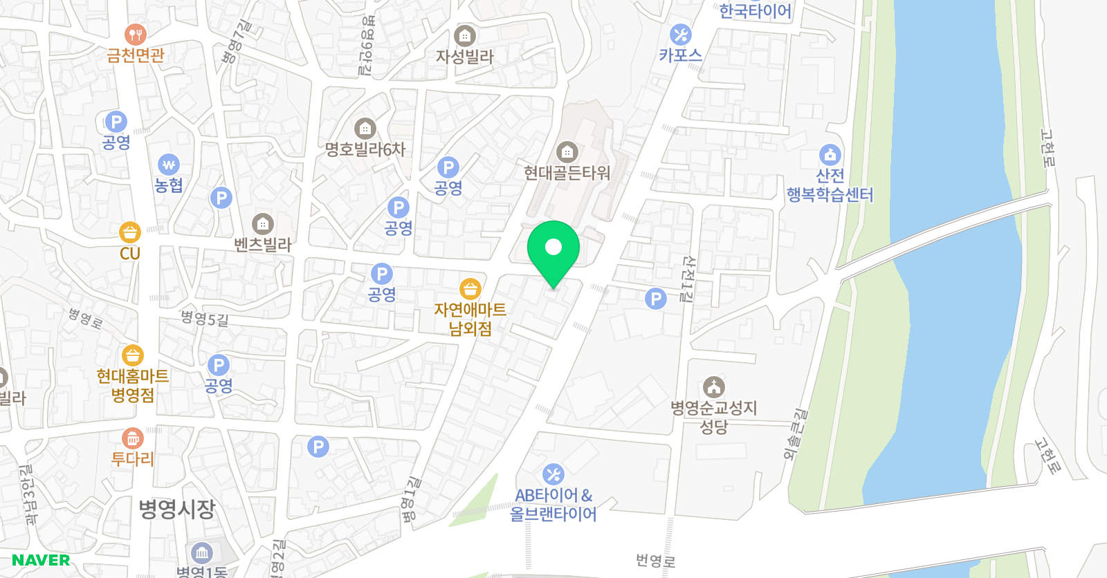 화인 속독학원 위치