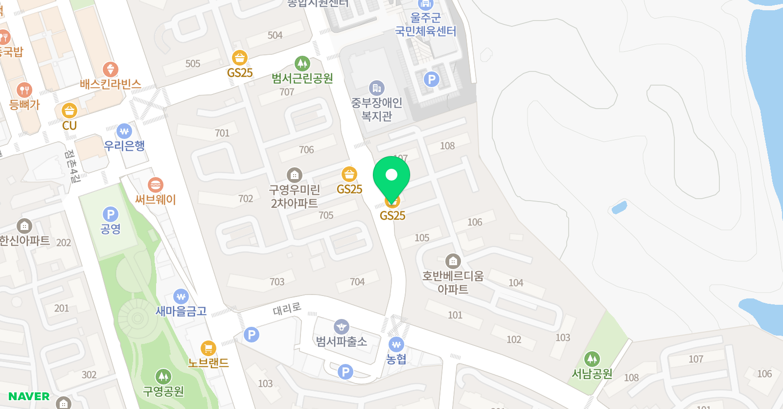봄아뜨리에 미술학원 위치
