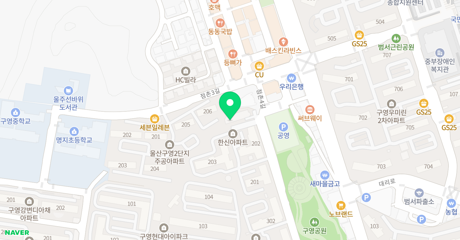 효음 피아노 위치