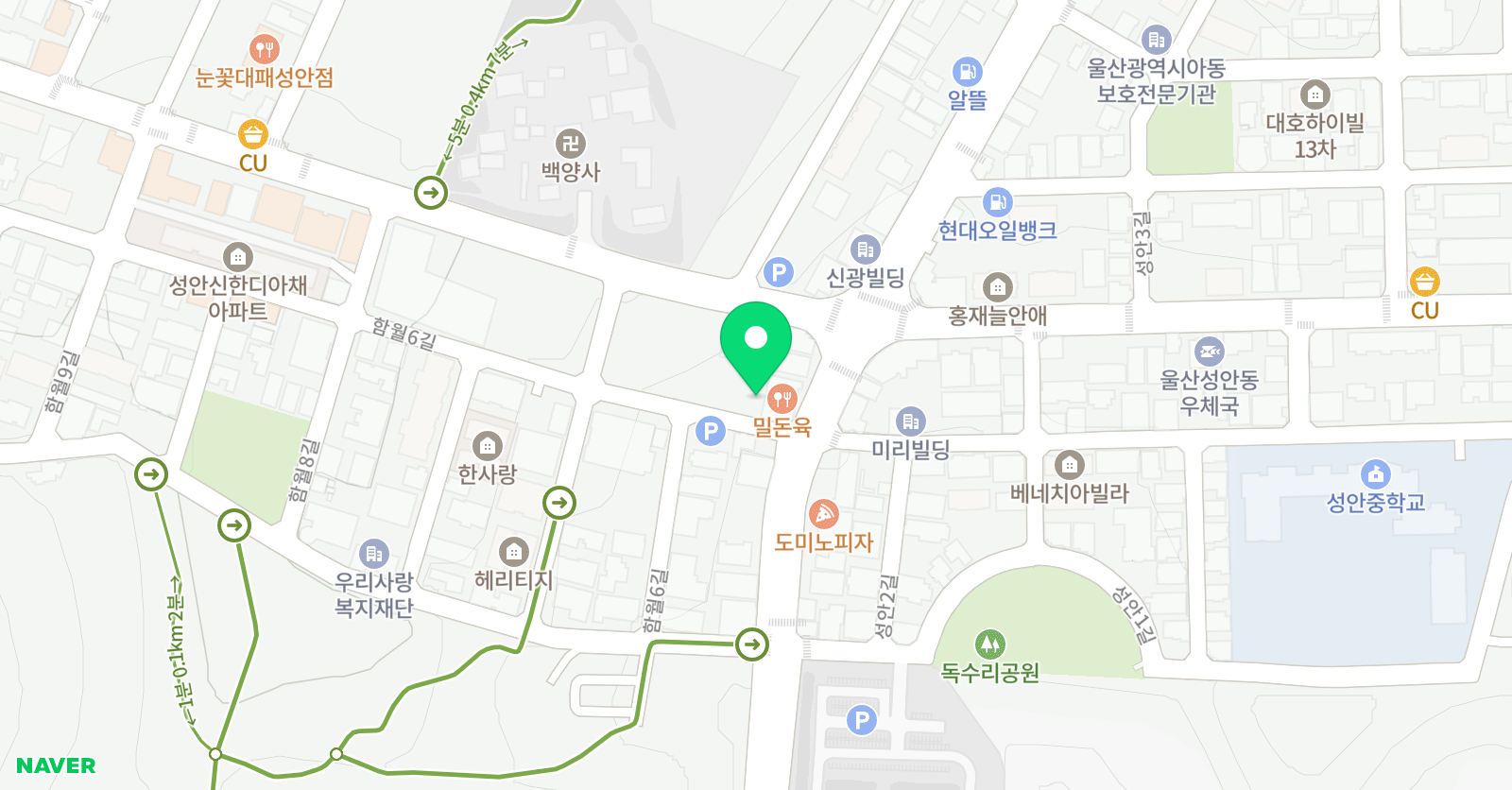 공부의민족스터디카페 위치