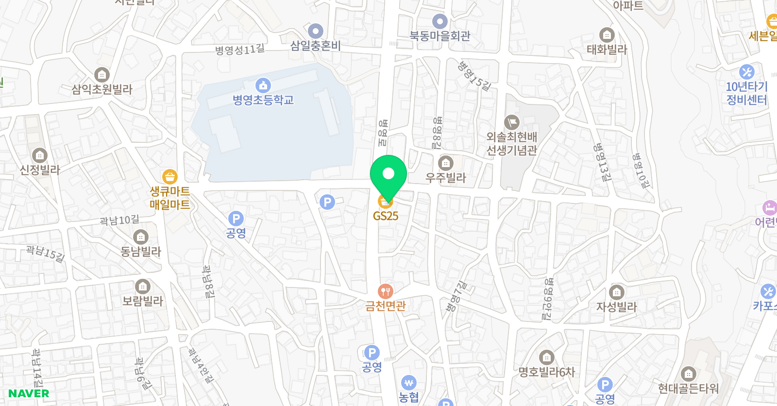 병영한일 태권도 위치