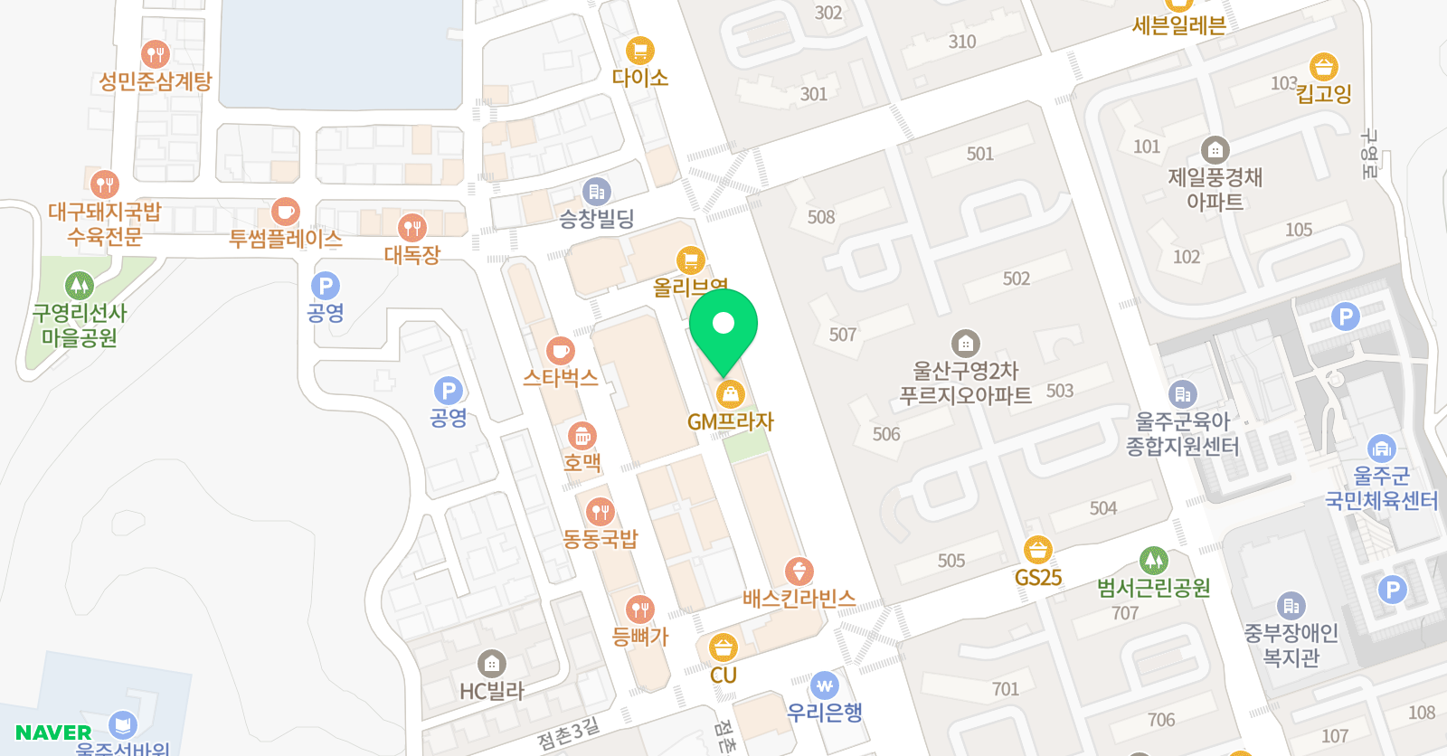 MBT 영어학원 위치