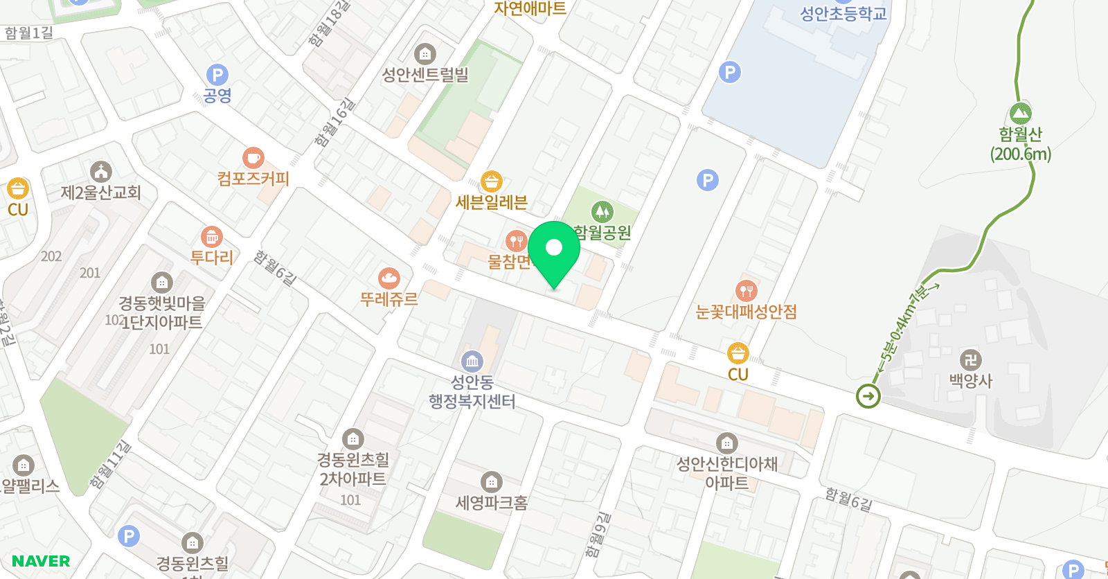 국기 태권도장 위치