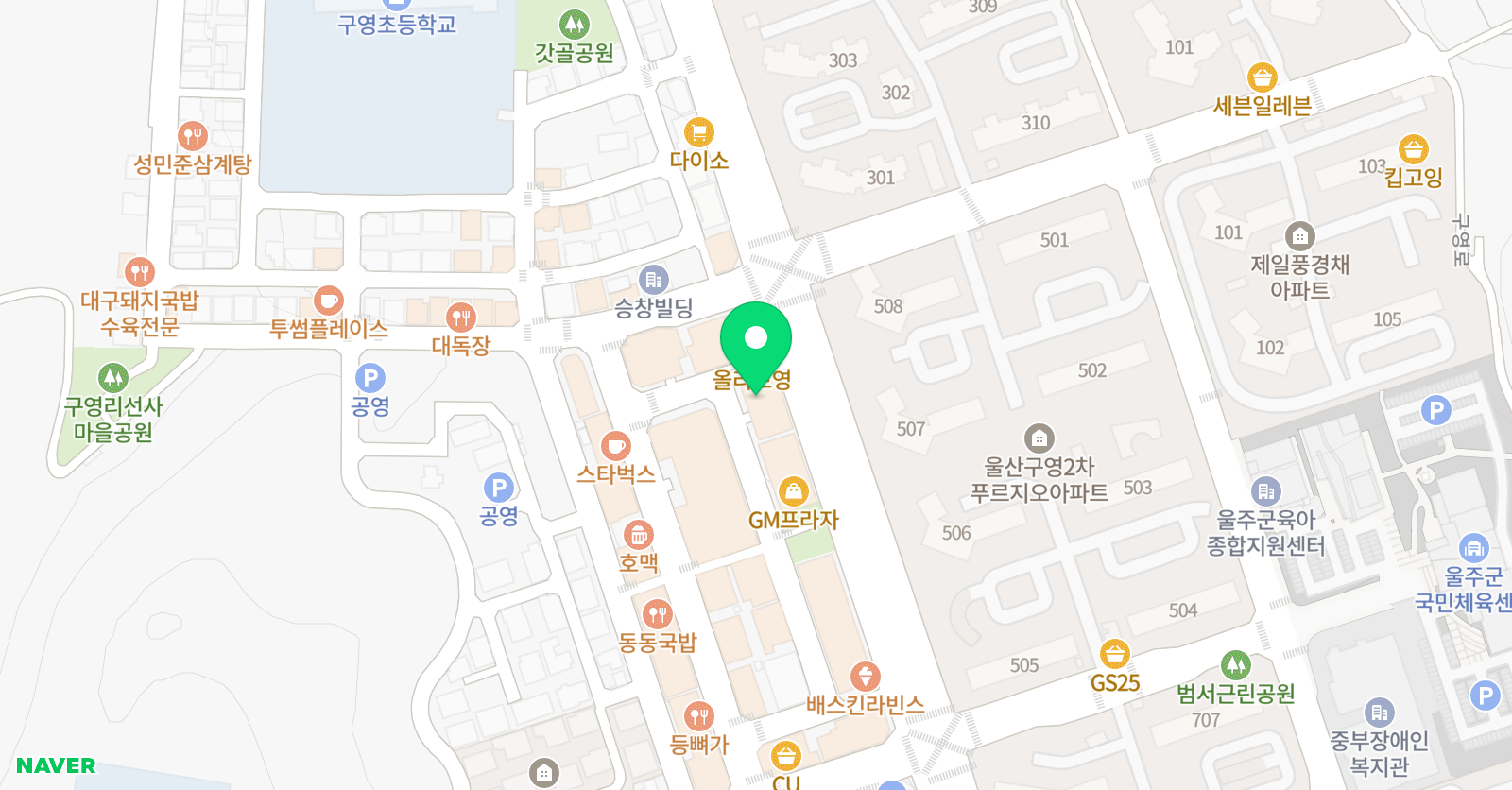 레인 단과전문학원 위치