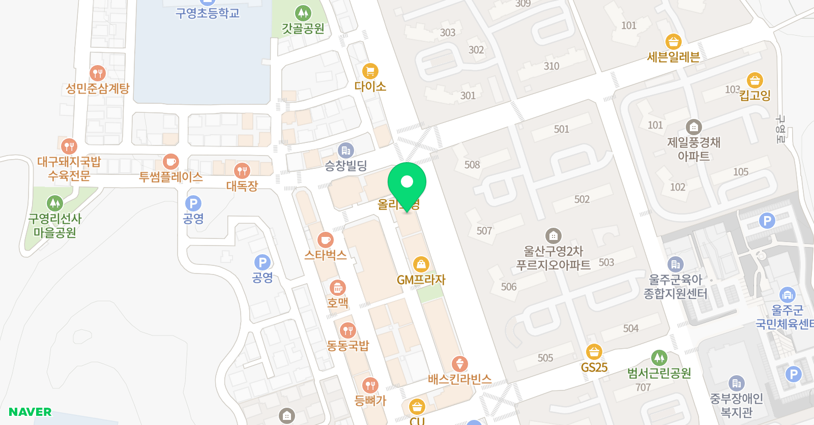 교림 위치