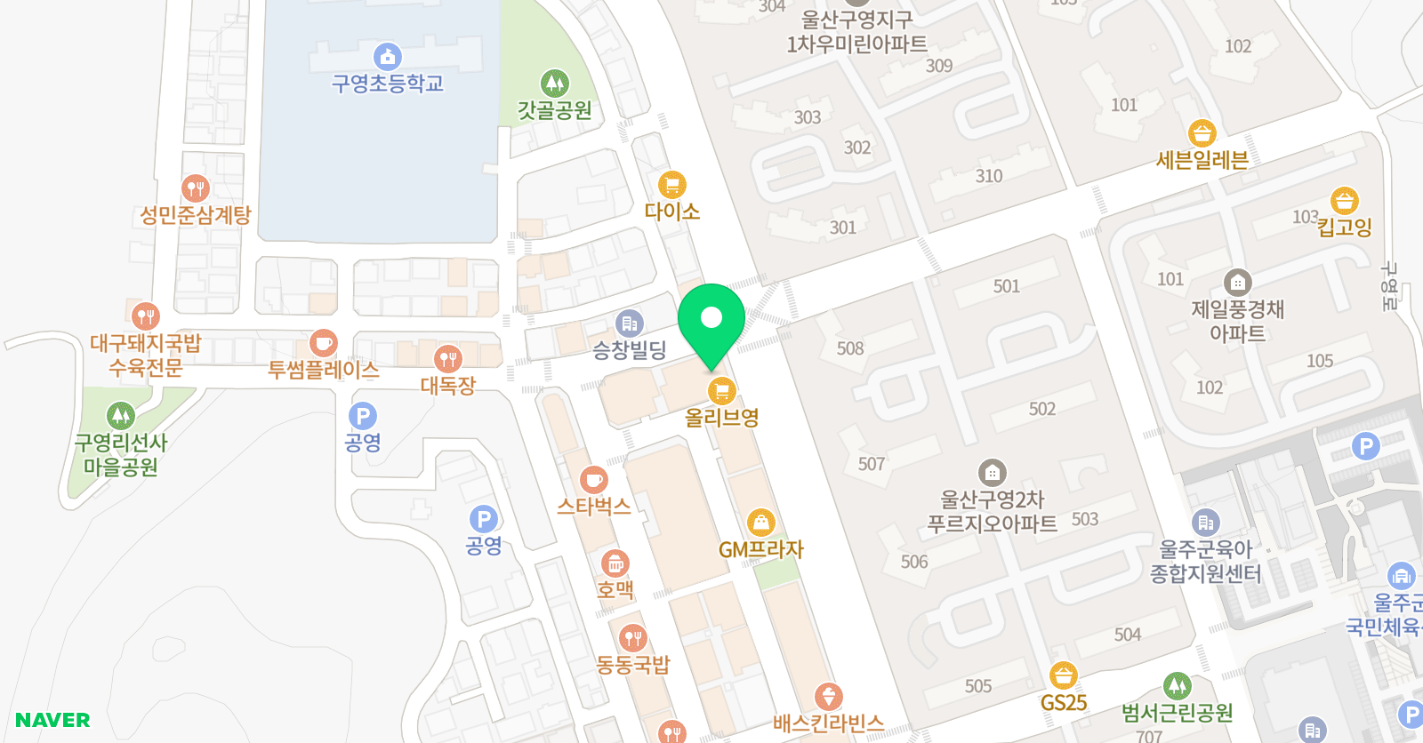 선진 태권도 위치