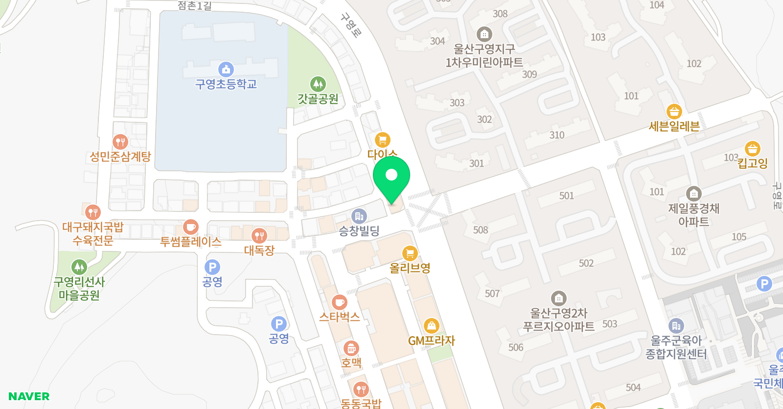 카이젠 학원 위치