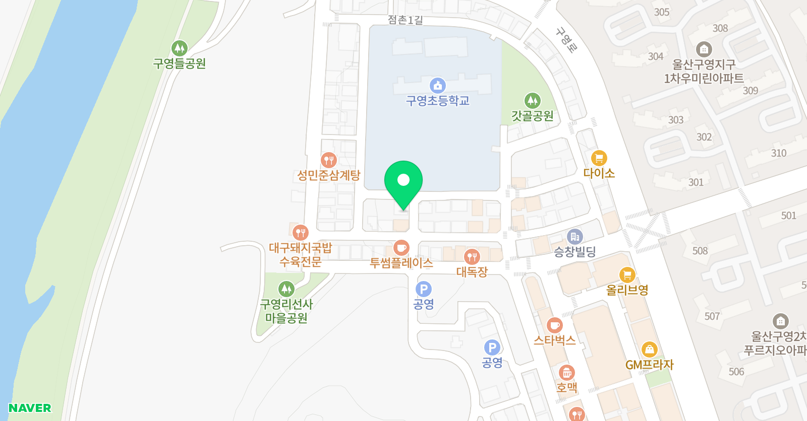 참좋은 수학교습소 위치