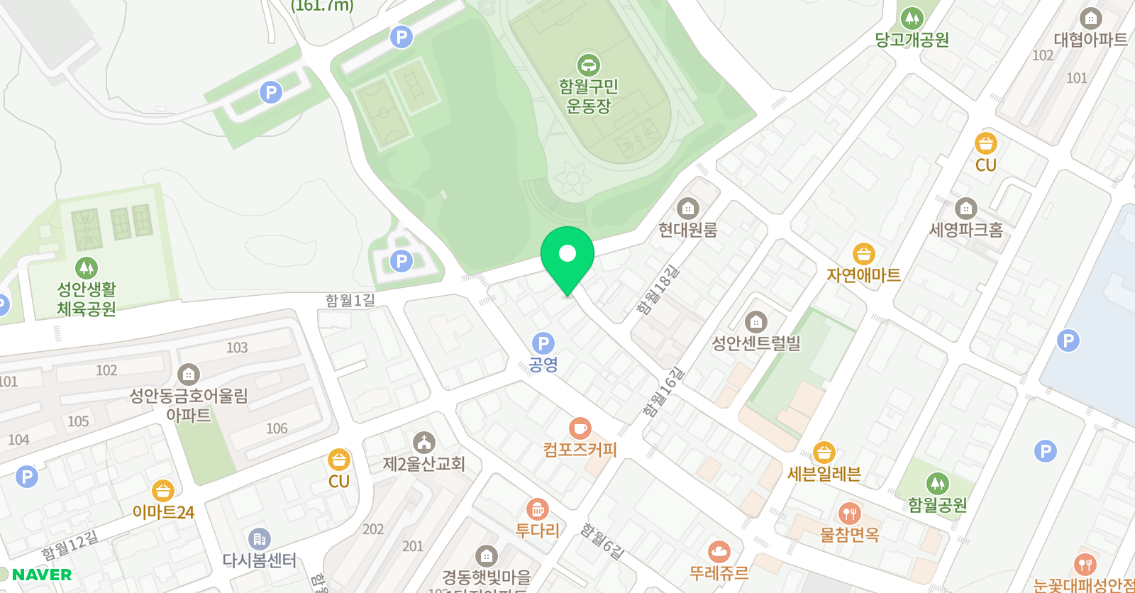 황쌤 수학교습소 위치