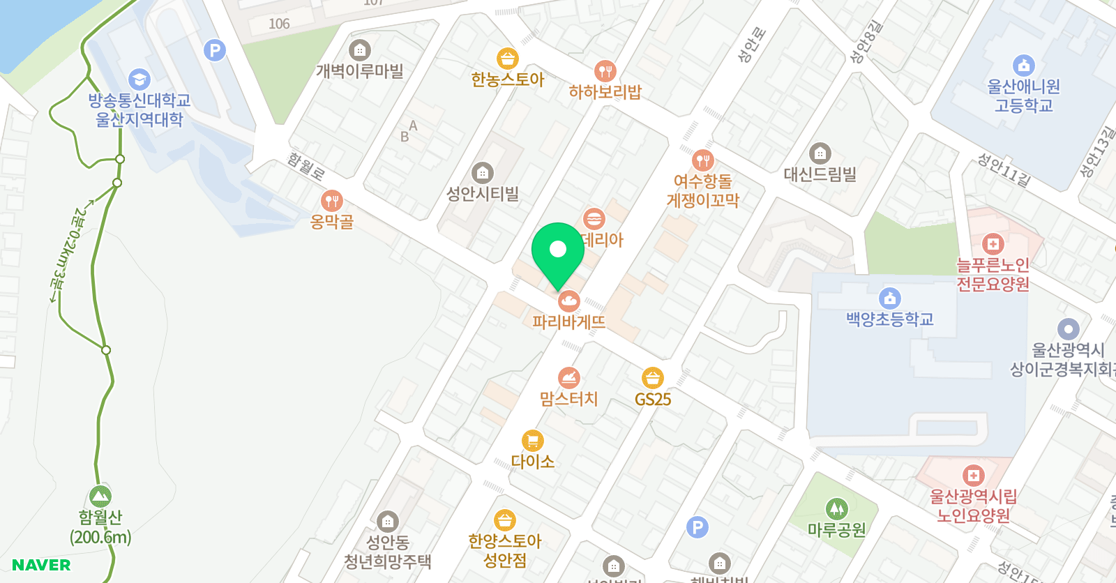 블루밍 영어학원 위치