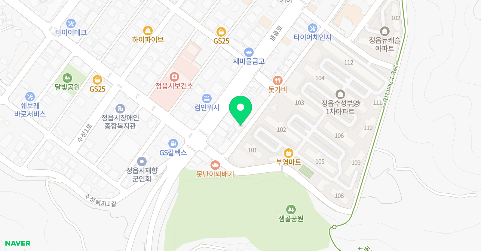 한빛 음악학원 위치
