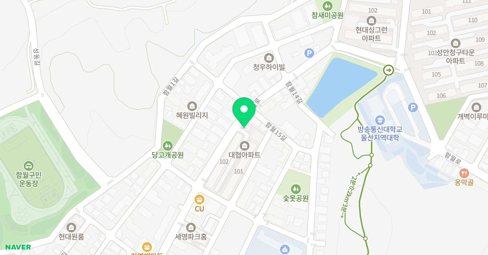 소리나무 음악학원 위치