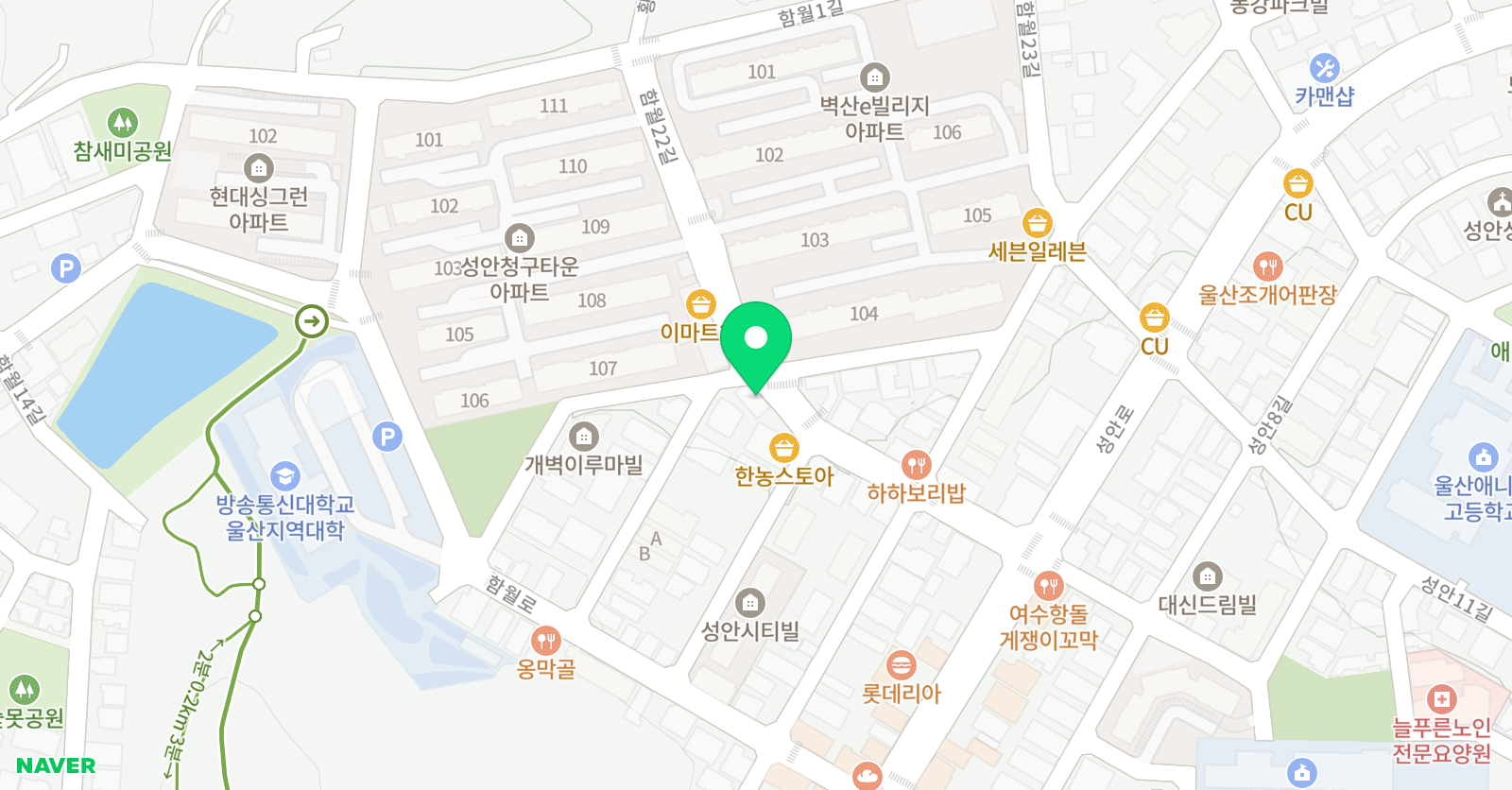 성안퍼팩트 학원 위치
