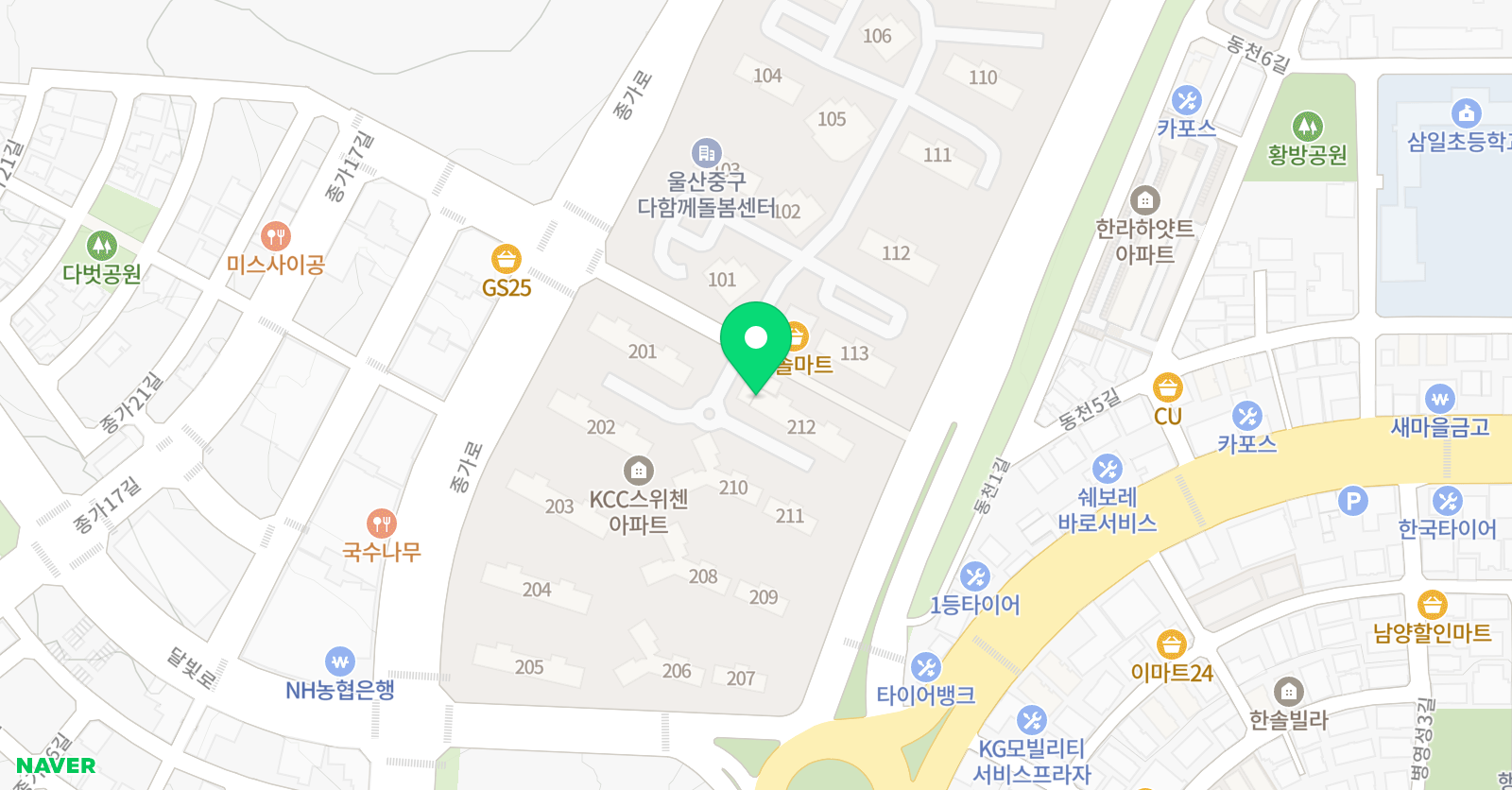 달콤한스케치 미술교습소 서동점 위치