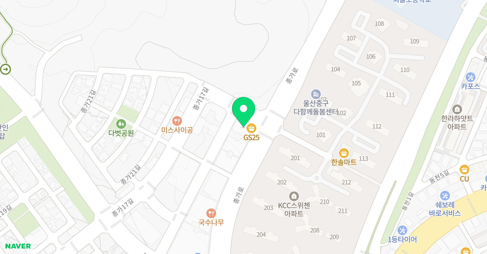 2관 이네이블 영어학원 위치