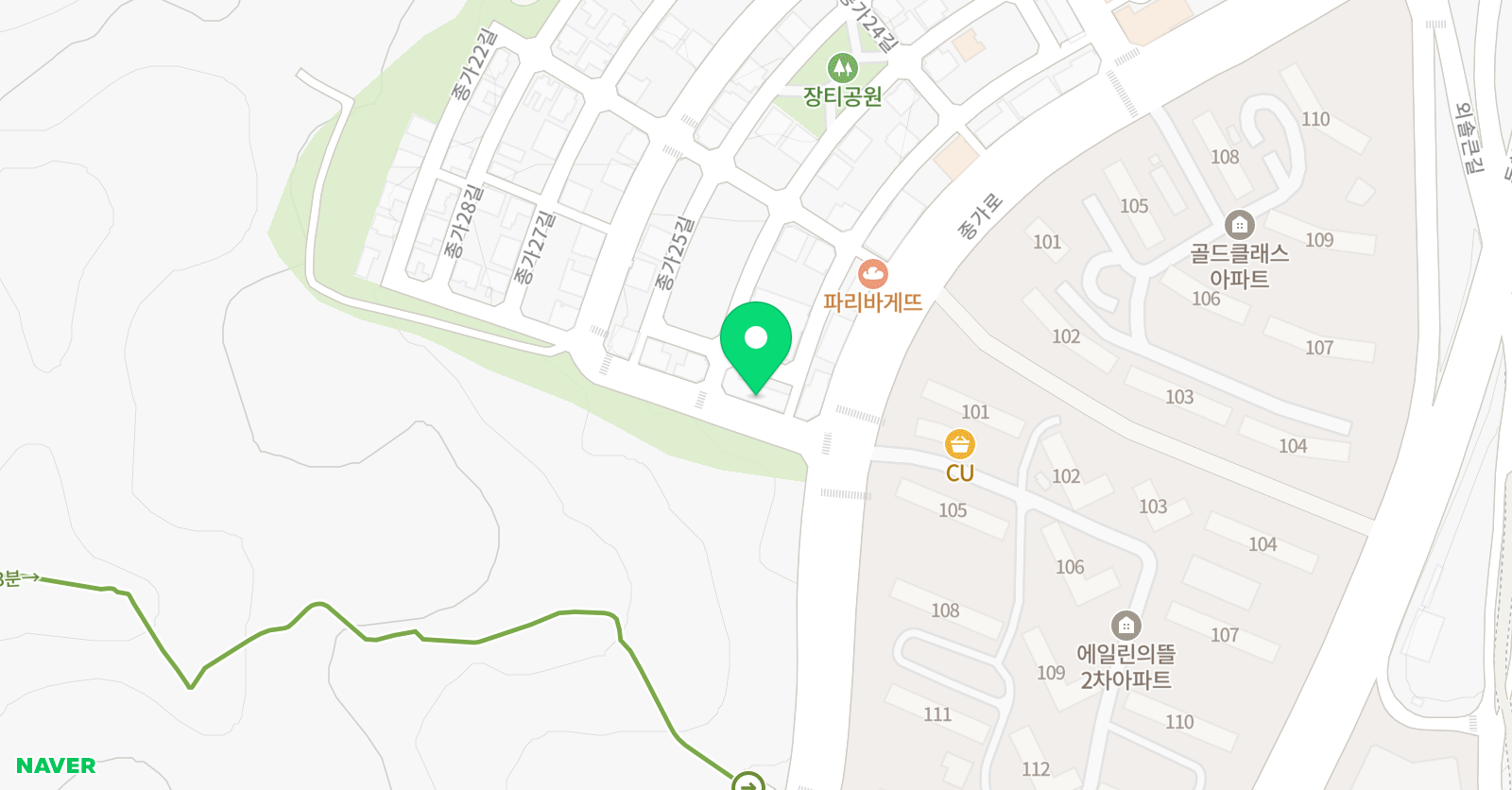푸르넷 공부방 외솔 수학교습소 위치