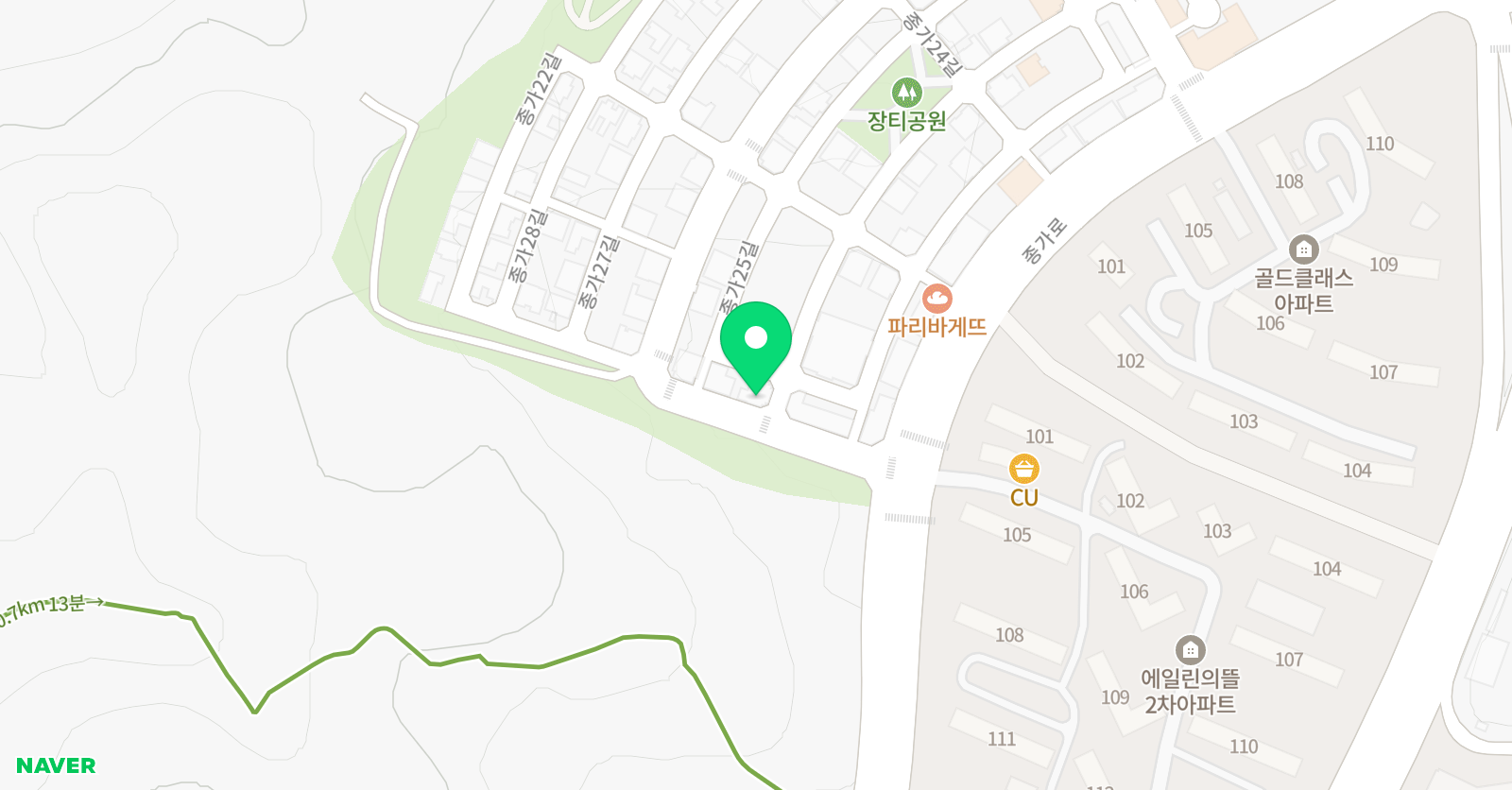 더오름학원 위치