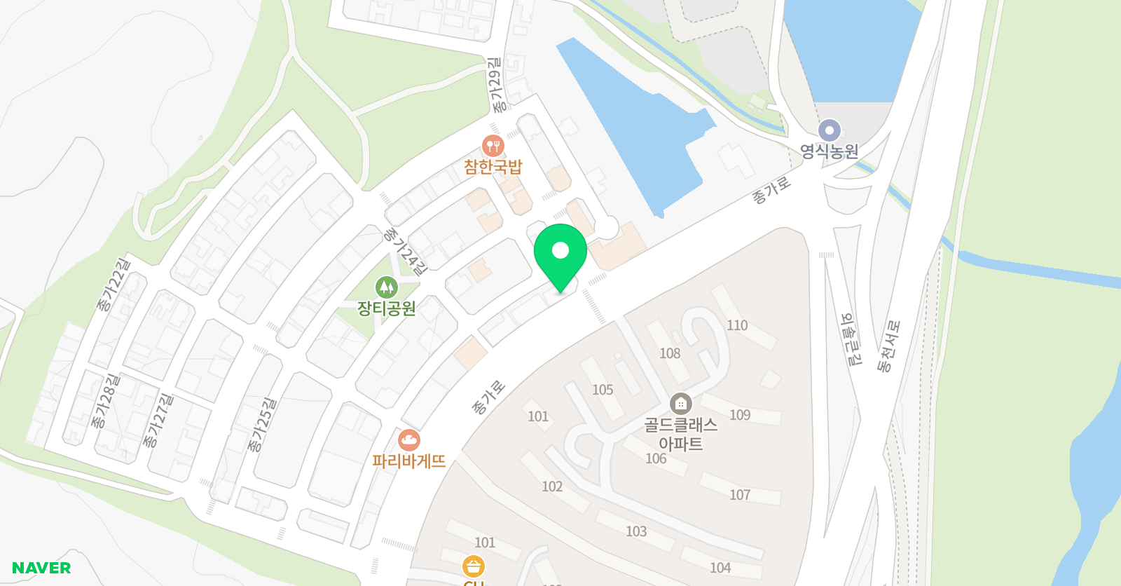 스마트해법수학 장현학원 위치