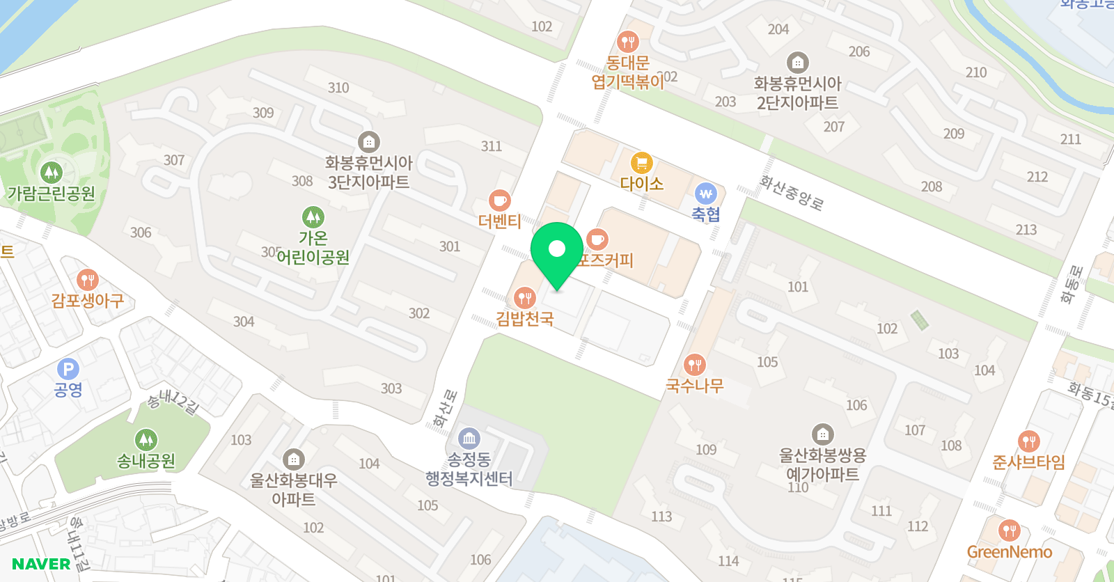 리드인 북구화봉점 위치
