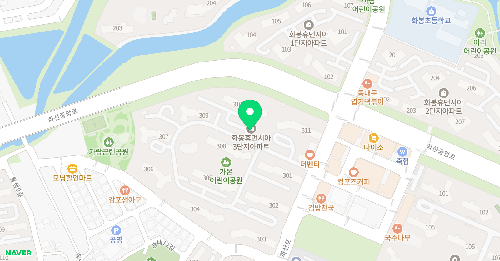 이리아블룸피아노 음악학원 위치