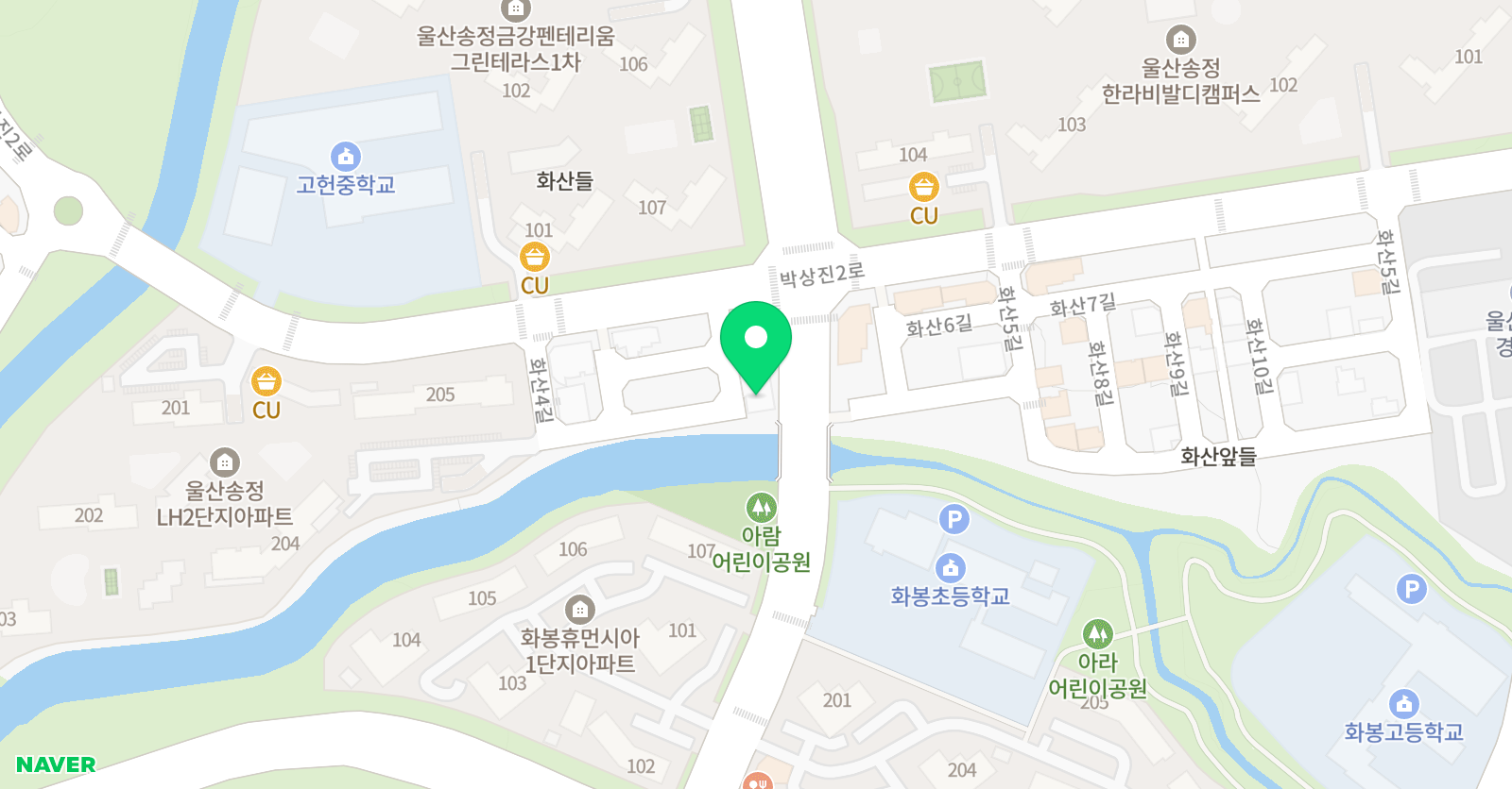 퍼스트클래스 수학영어전문학원 위치