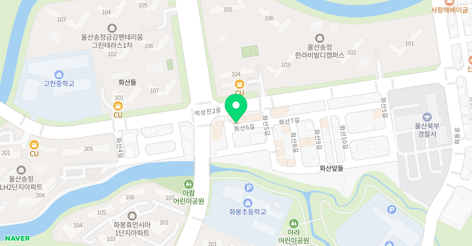 송정리드 단과학원 위치