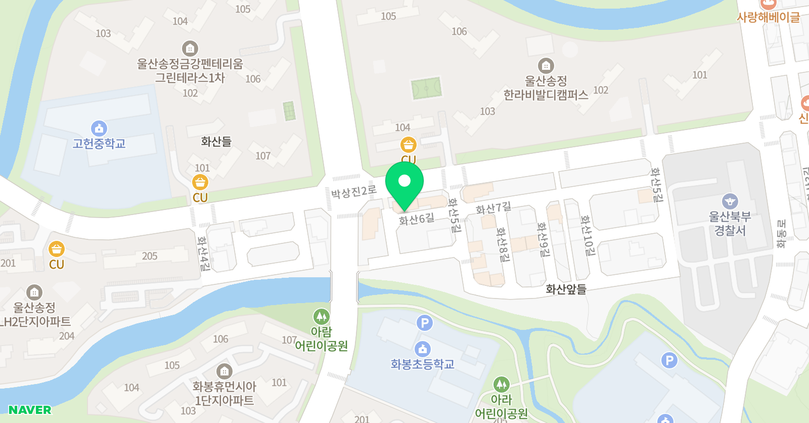 아트앤하트 화봉 미술학원 위치
