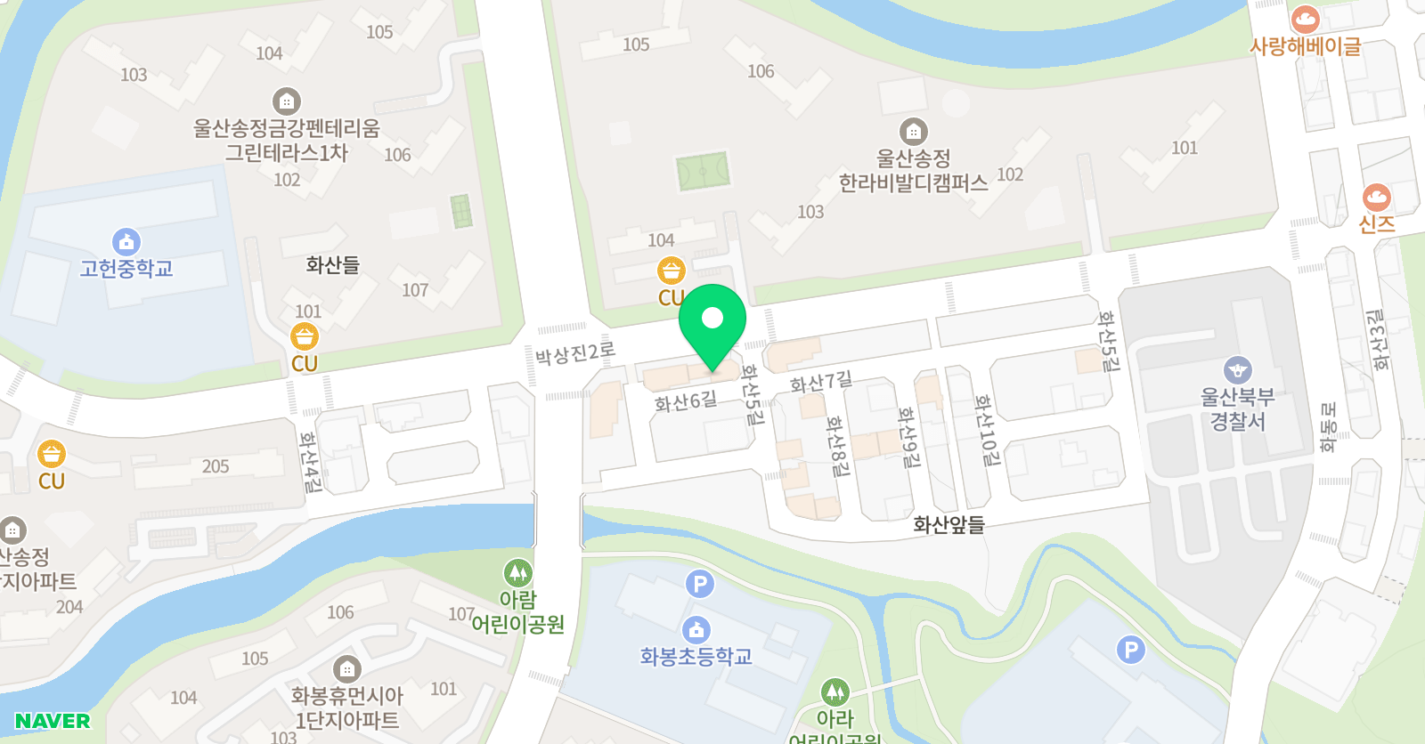 푸르넷 화봉 윤쌤 위치
