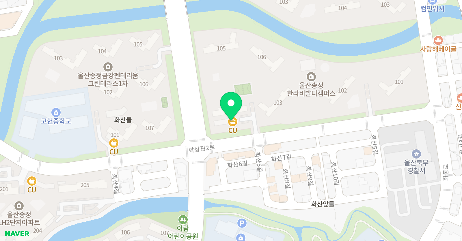 송정 토프러스어학원 위치