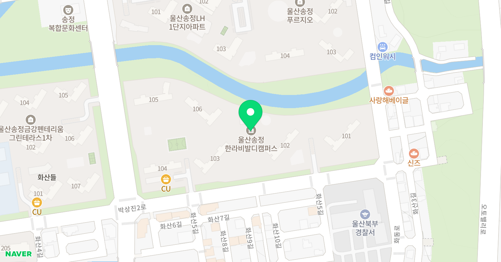 링키영어 송정한라비발디 위치