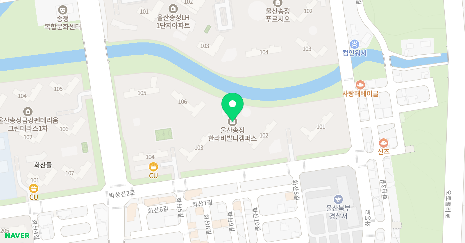아소비 울산송정한라비발디점 위치
