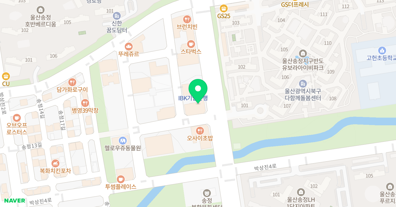 상상이상 학원 위치