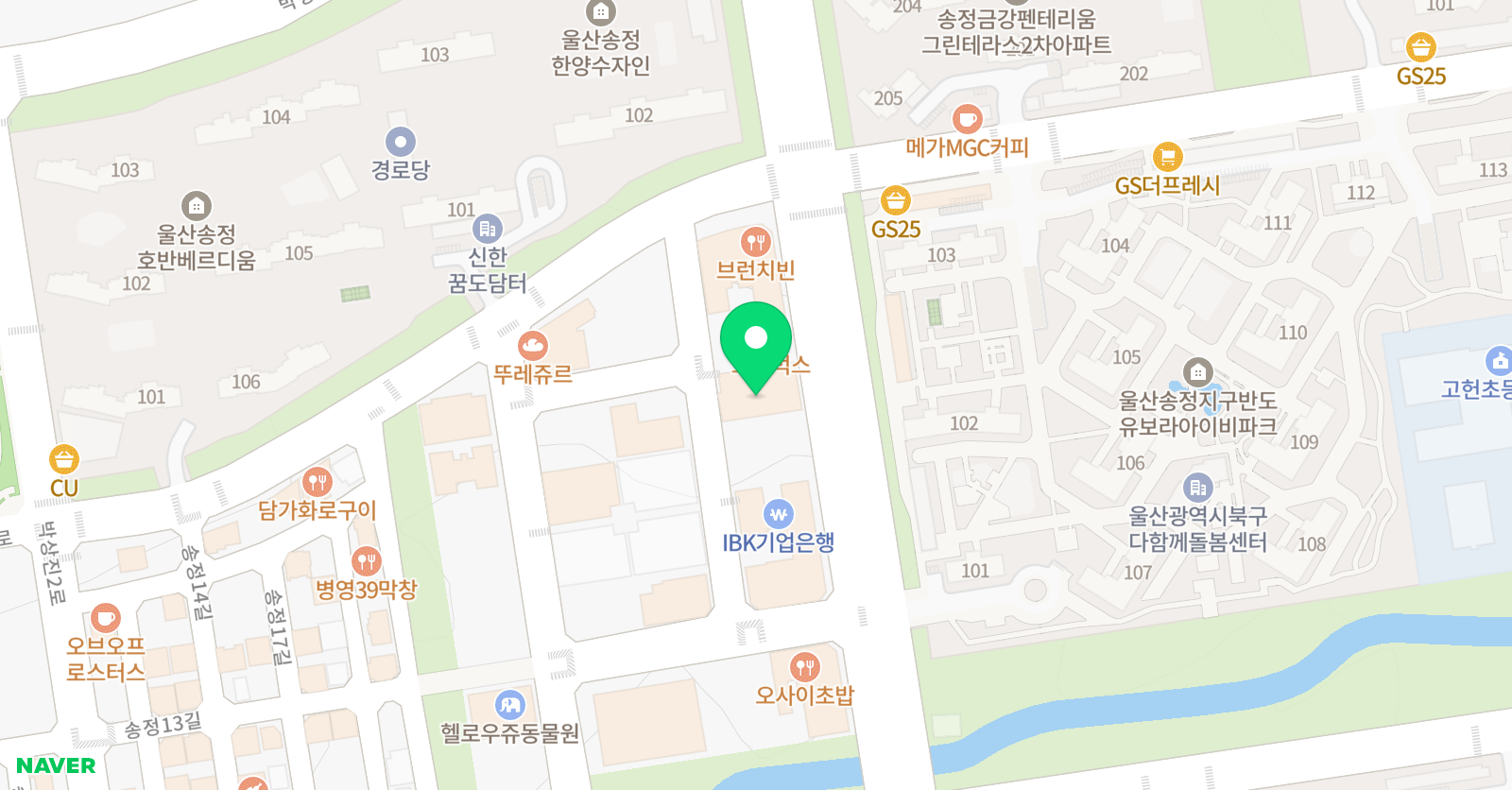 아트앤하트 송정미술학원 위치