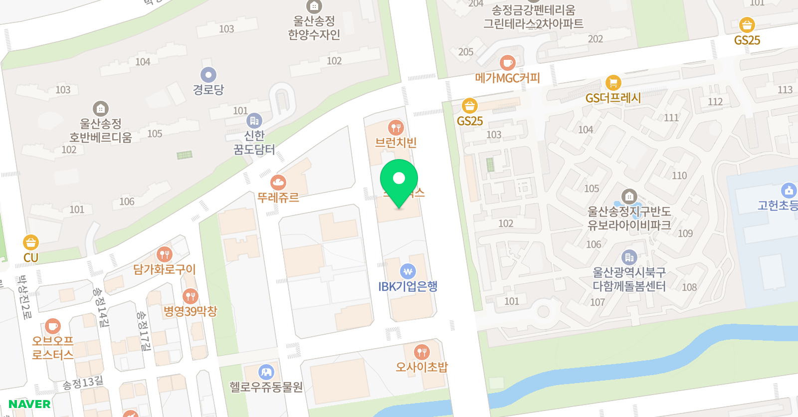 보기드문 음악학원 위치