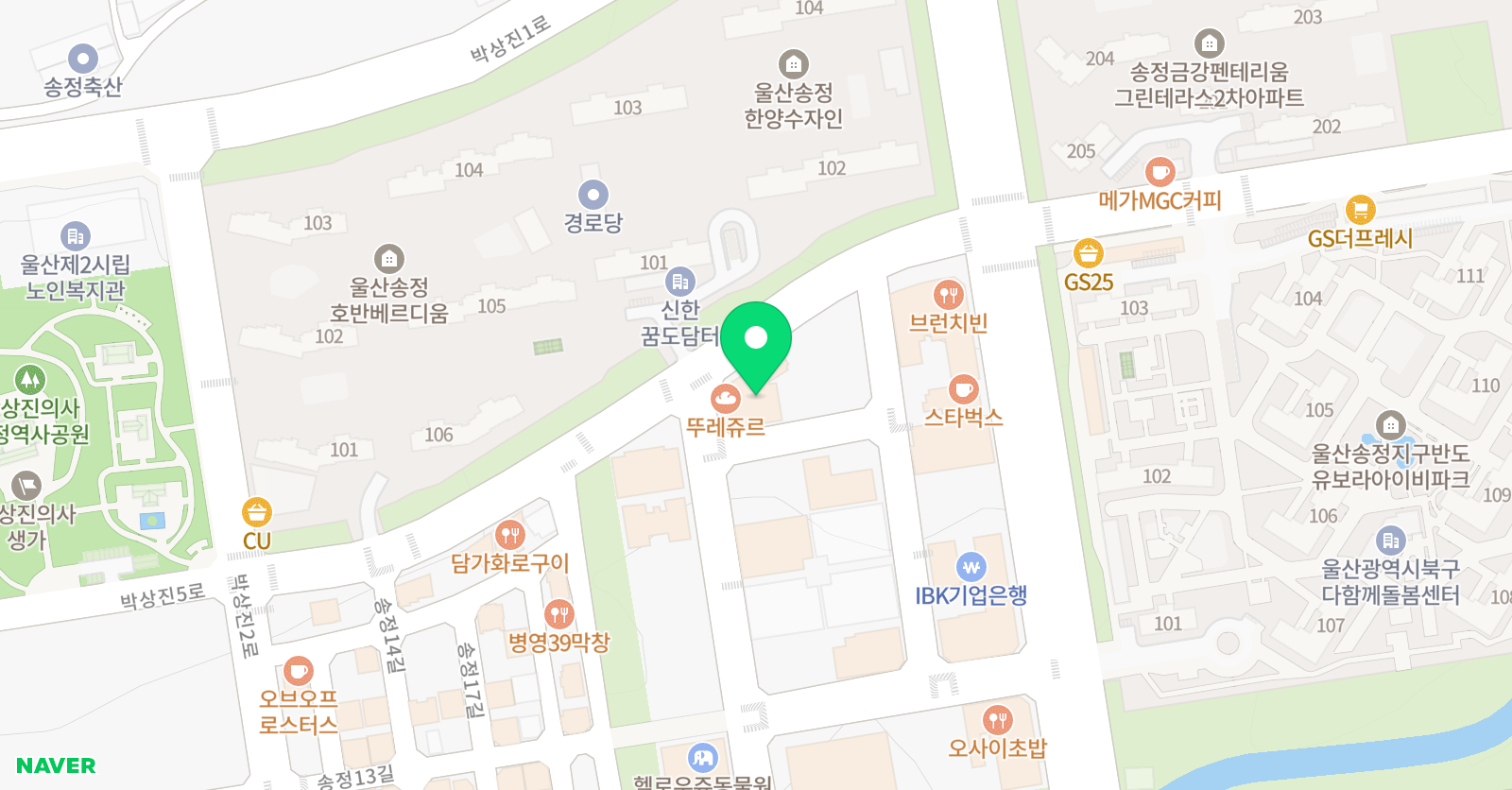 SDNA 수학학원 송정캠퍼스 위치