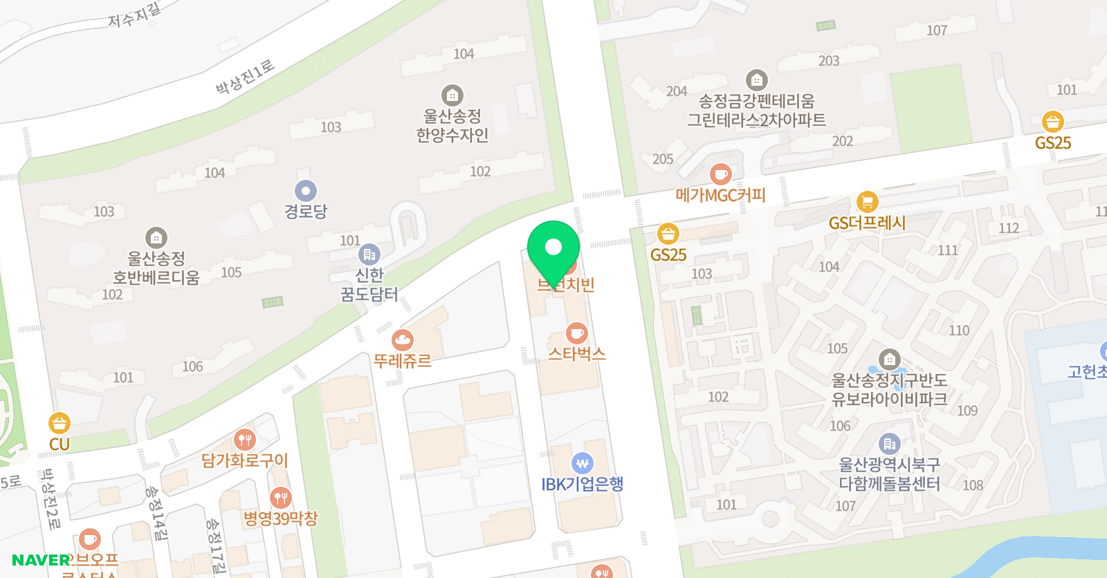 다빈치 수학과학 학원 위치