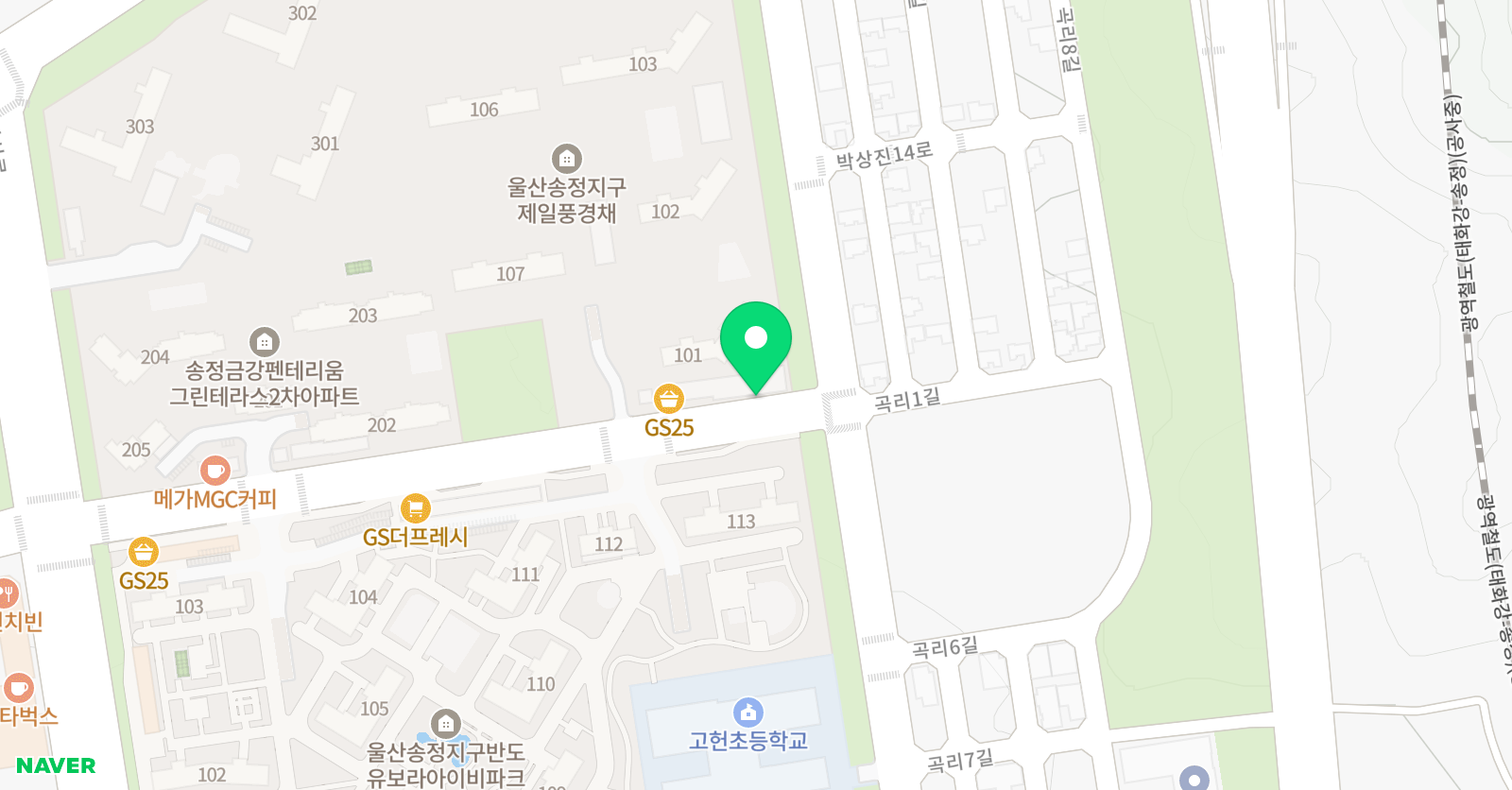 아리솔 피아노학원 위치