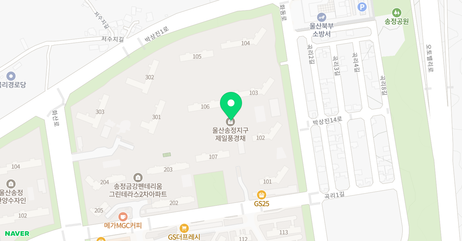 뮤엠 영어 송정제일점 위치