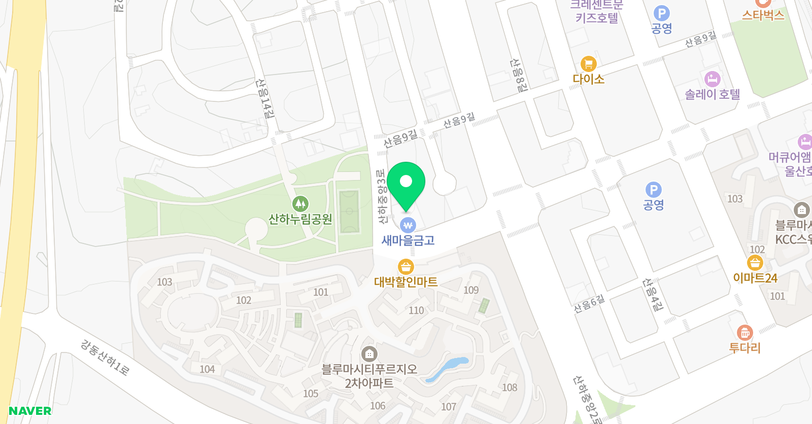 아이비 학원 위치