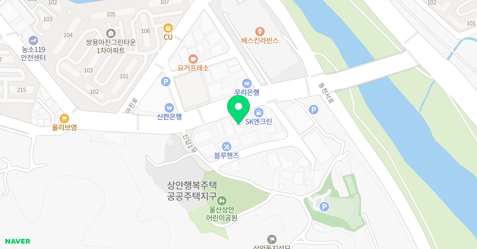 와이즈만 영재교육 울산북구센터 위치