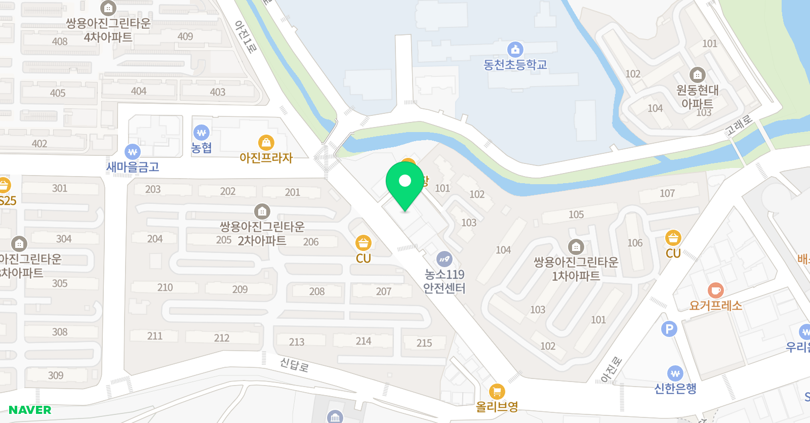 목담입시 학원 위치