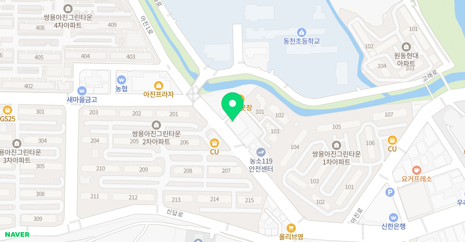 시너지 수학학원 위치