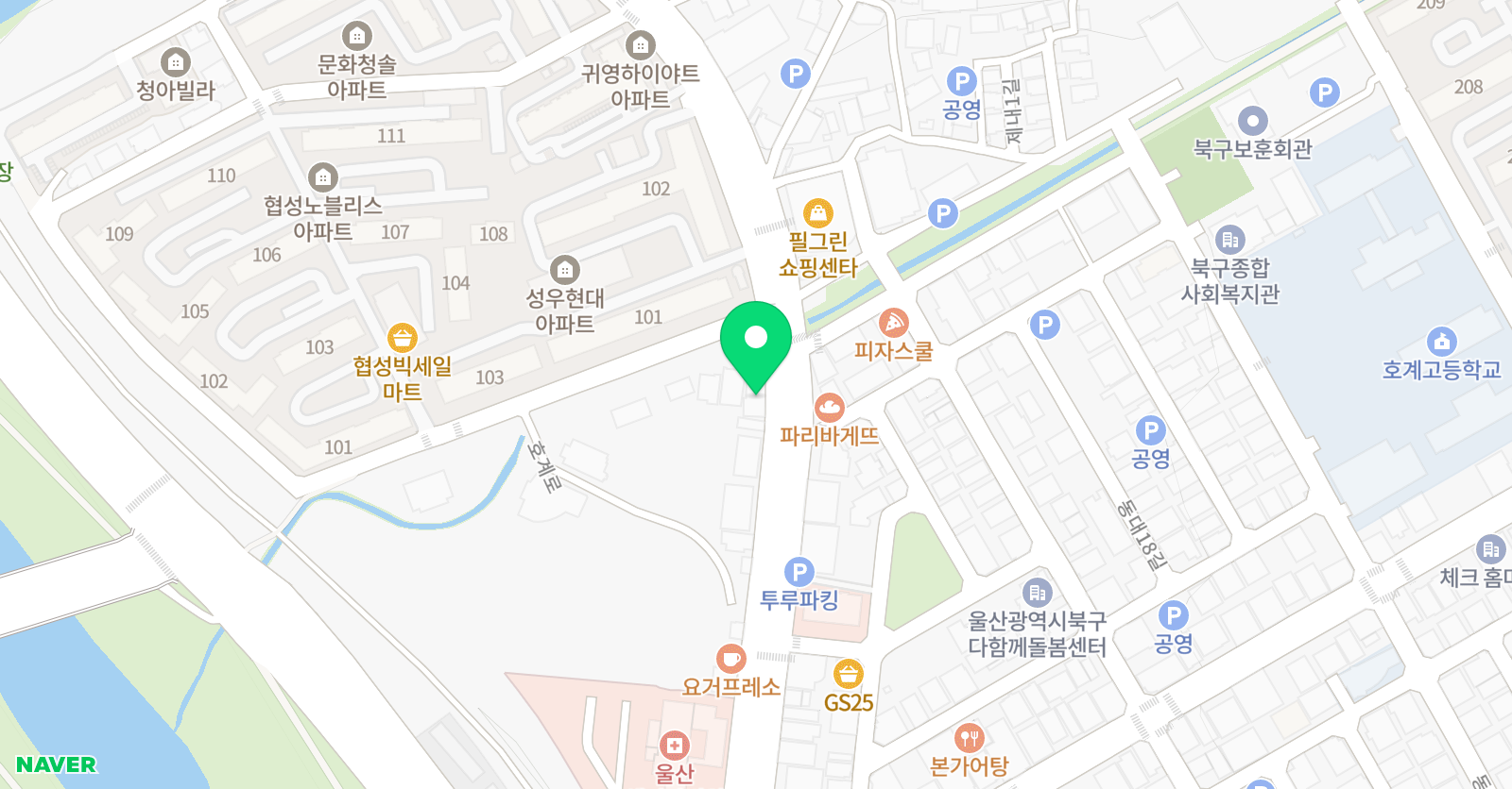 킴스악기킴스실용음악 학원 위치