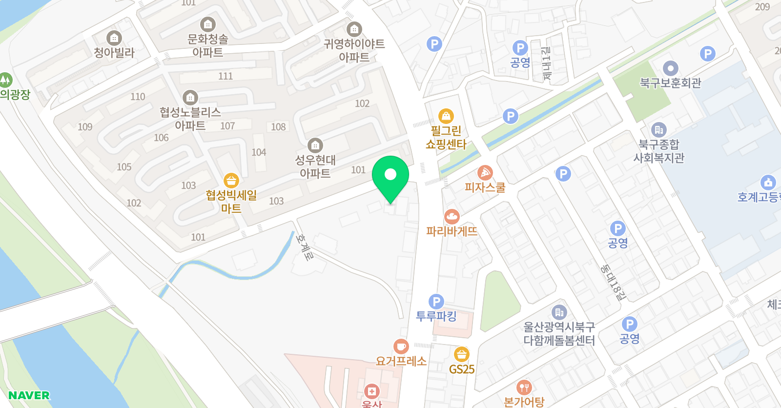 창과창 단과학원 위치