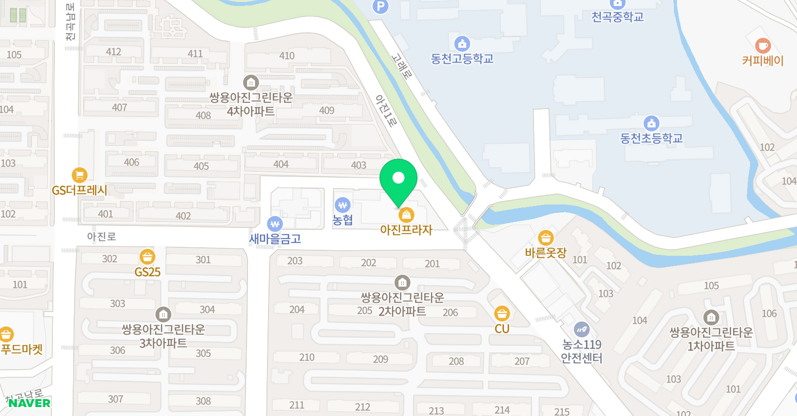 드림 태권도 위치