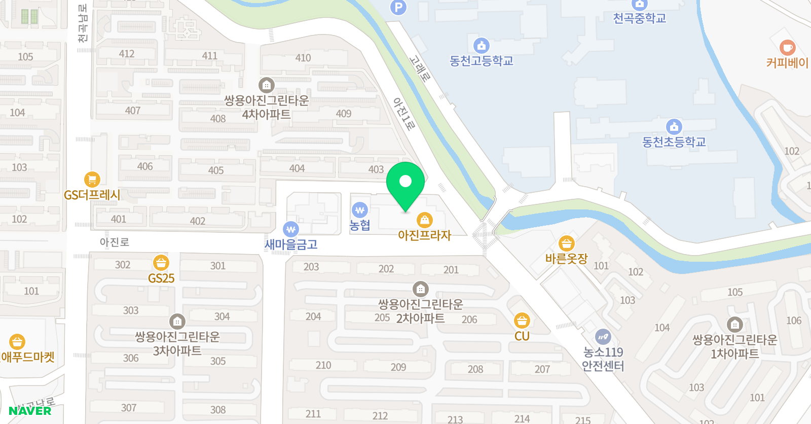 에꼴 음악미술학원 위치