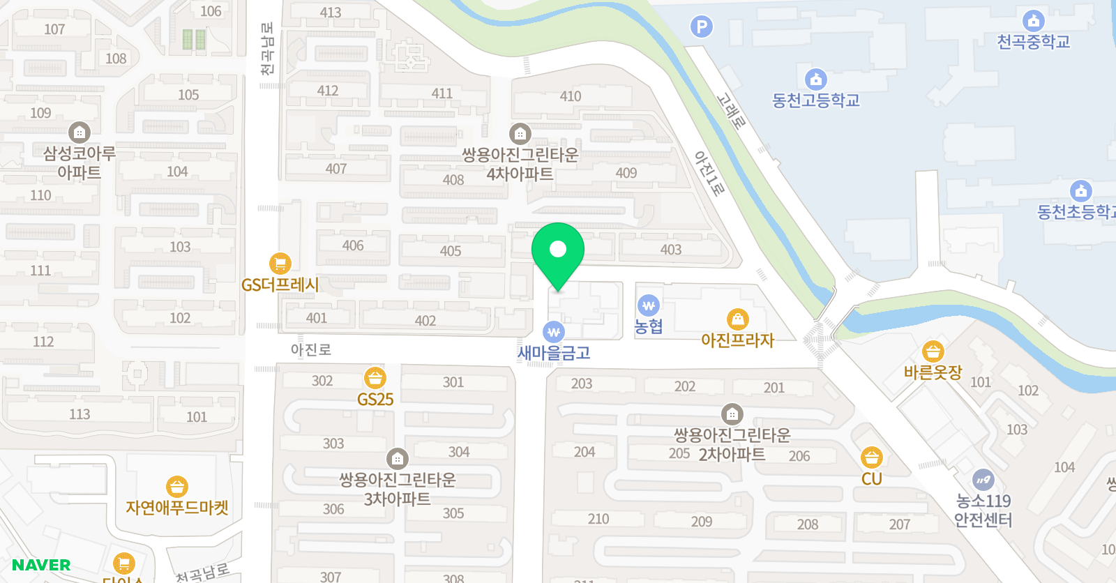 메가톤 외국어학원 북구캠퍼스 위치