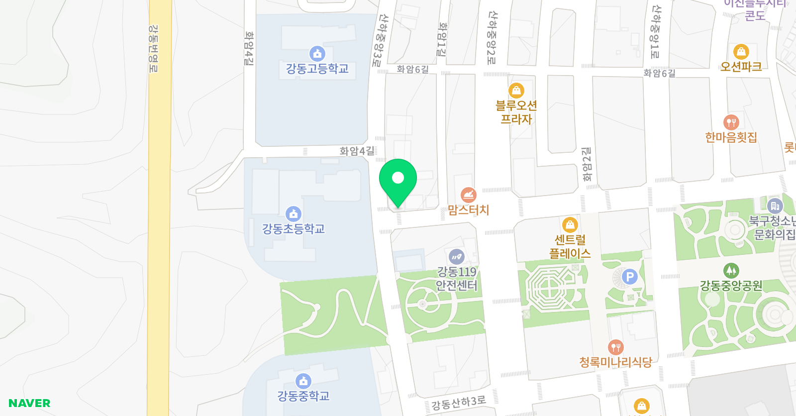 윤선생우리집앞 영어교실 울산강동초 영어교습소 위치