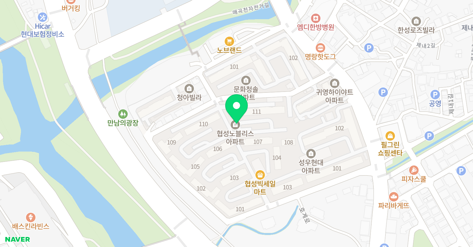 원어민영어회화유앤아이 위치