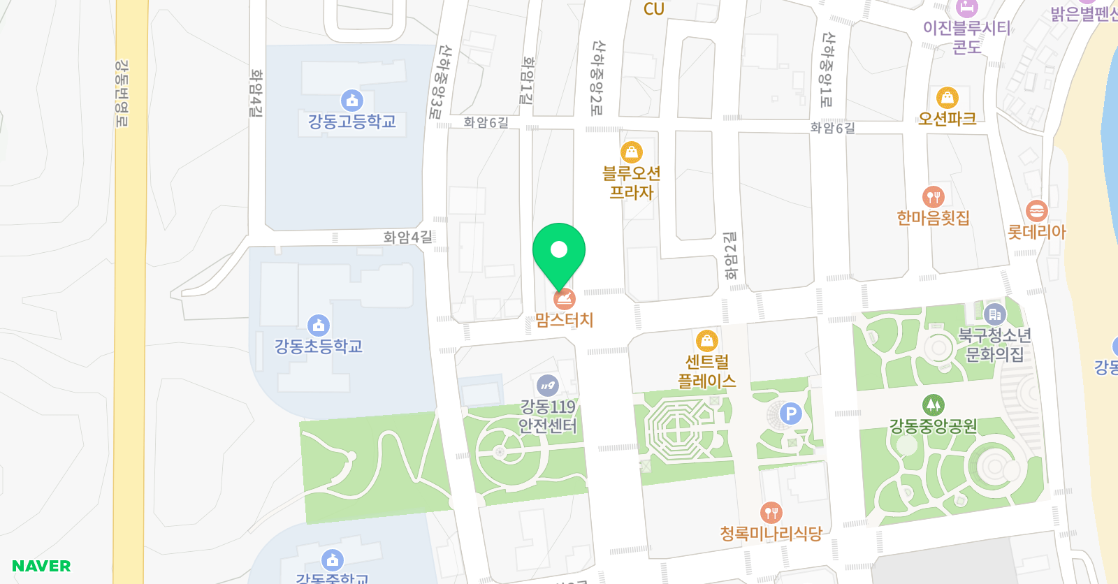 위니드 수학학원 강동캠퍼스 위치